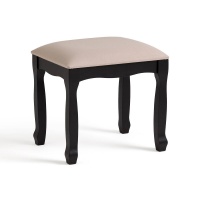 Tабурет Из массива сосны Soupir единый размер черный LA REDOUTE INTERIEURS  фото, kupilegko.ru